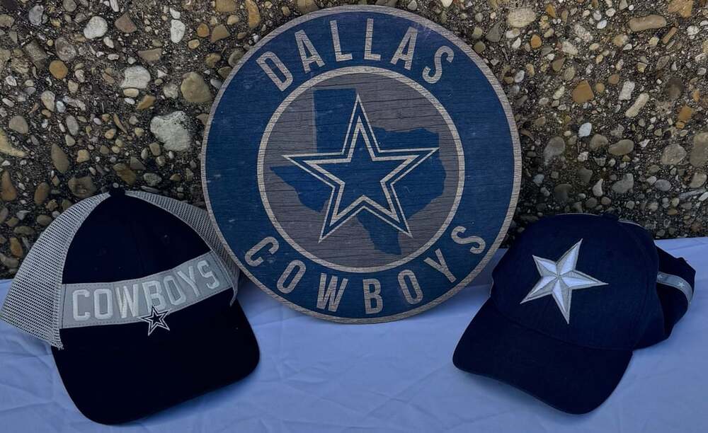 Dallas Cowboys 15" State Circle Sign,